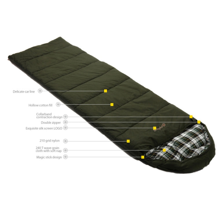 CHANODUG FX-8309 Camping Warm Envelop Style Sleeping Bag