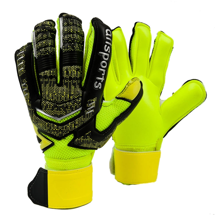 Ailsports ST5511 1 Pair Goalkeeper Thicken Latex Fingers Protection Gloves