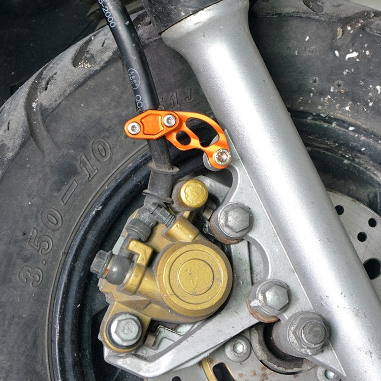 2 PCS Motorcycle Modification Accessories Universal Brake Hose Clamp