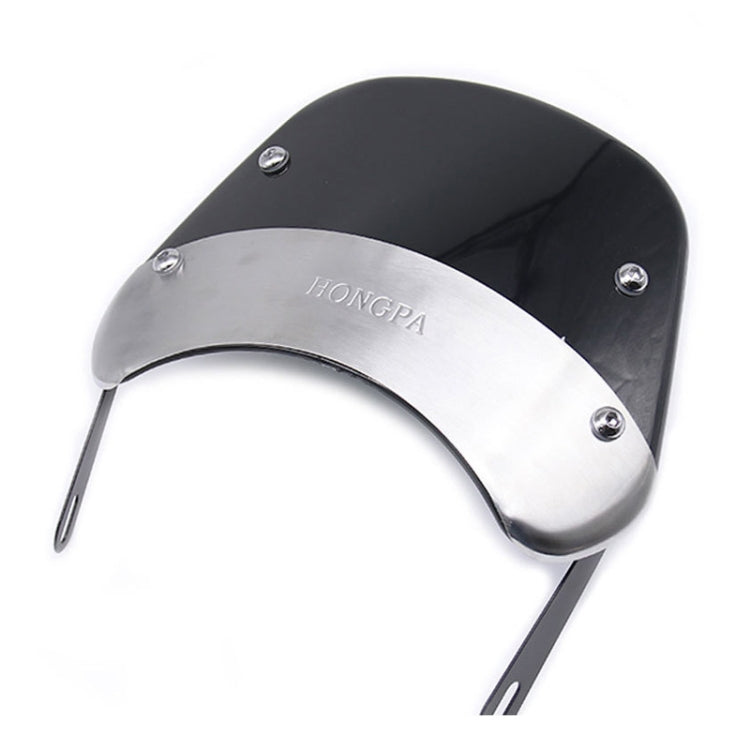 HONGPA DY-002 5-7 Inch Retro Motorcycle Modified PC Windshield