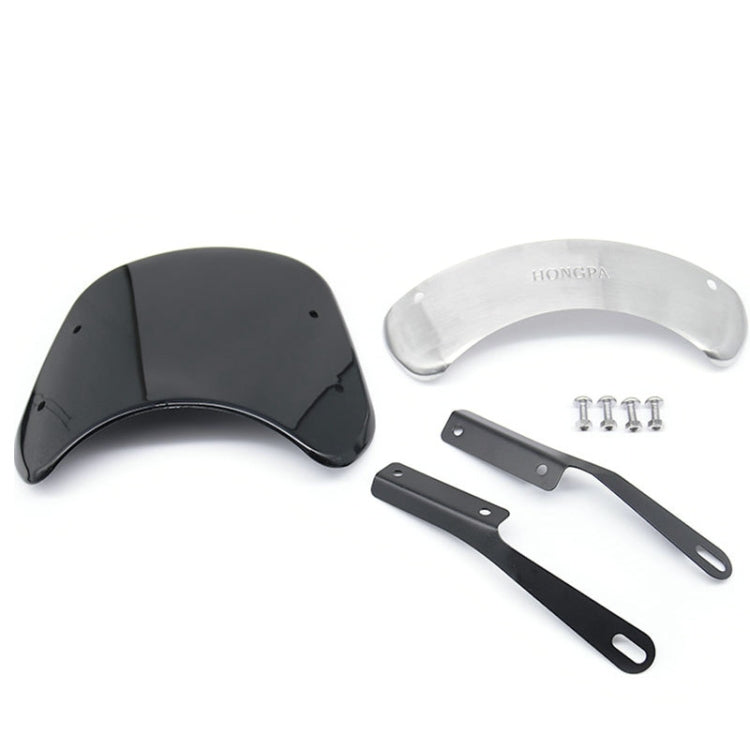 HONGPA DY-002 5-7 Inch Retro Motorcycle Modified PC Windshield