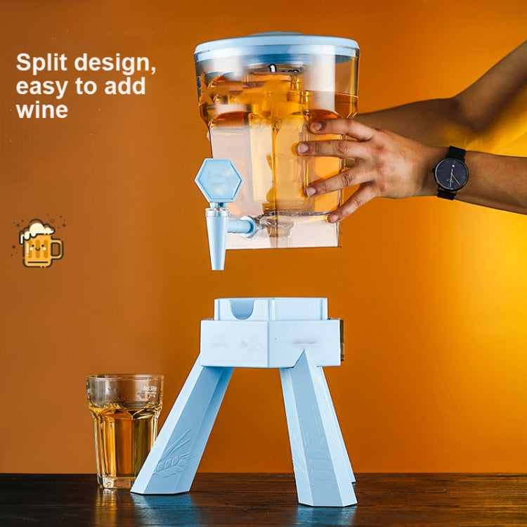 3L Wine Cannon Bar Beer Barrel With Faucet Coke Barrel Container