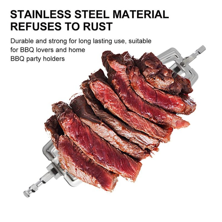 Stainless Steel Roast Chicken Skewer Cook Oven BBQ Grilled Fork