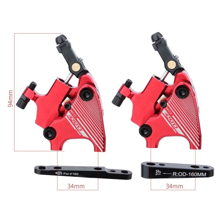 1 Pair IIIPRO Flat Mount Road Calipers Bilateral Brakes