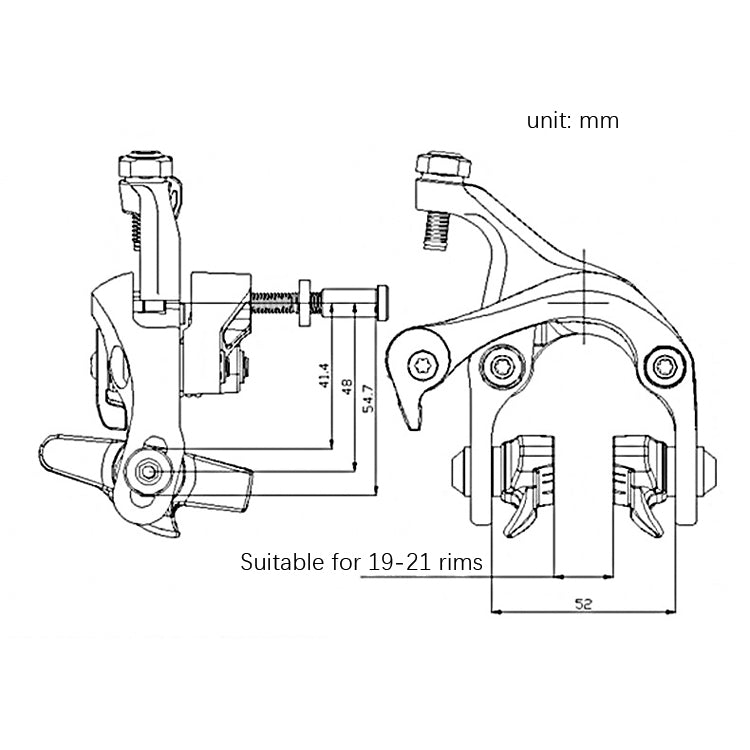Meroca Bicycle Aluminum Alloy C Brake
