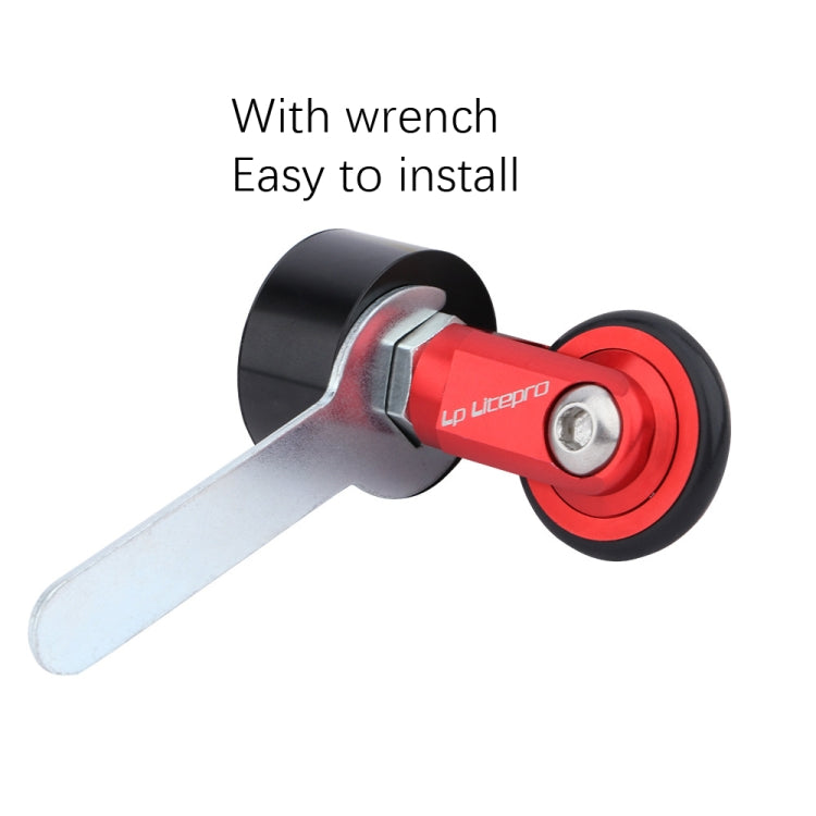 LP LitePro Folding Bike Seat Post Easy Wheel