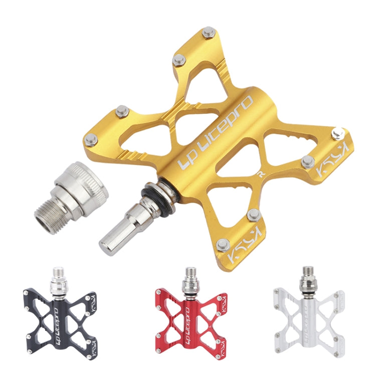 LP LitePro K5 Folding Bkie Aluminum Alloy Bearin Pedals