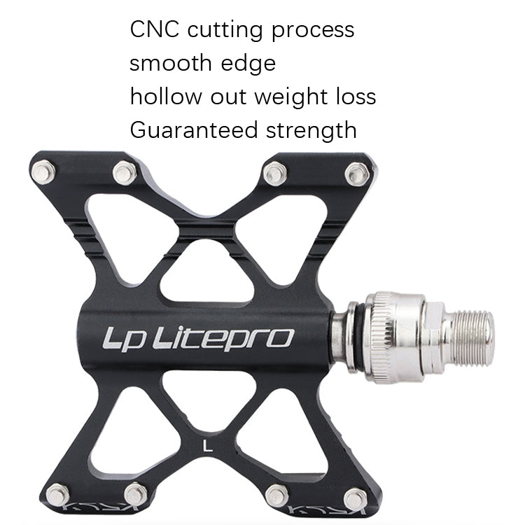 LP LitePro K5 Folding Bkie Aluminum Alloy Bearin Pedals