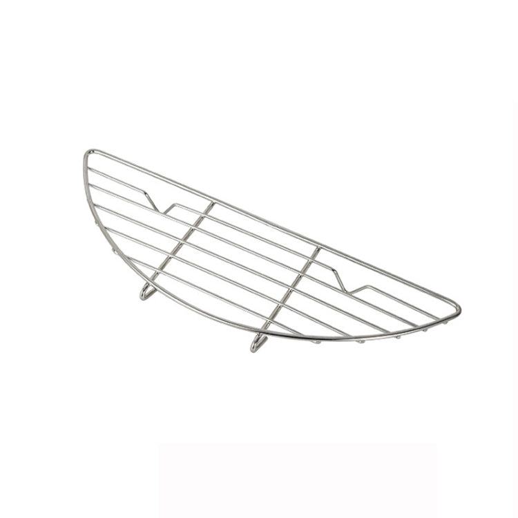 304 Stainless Steel Camping BBQ Frying Pan Steaming Rack, Size: