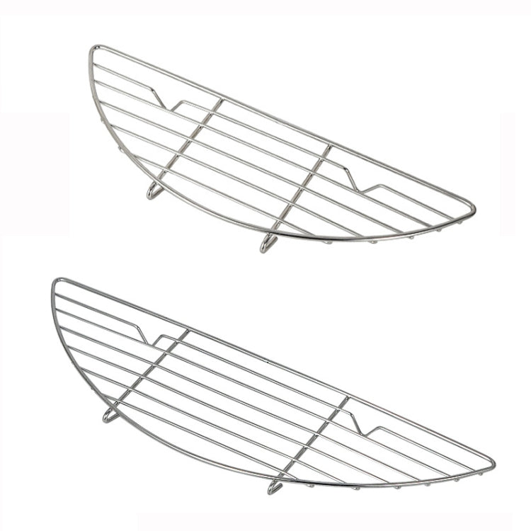 304 Stainless Steel Camping BBQ Frying Pan Steaming Rack, Size: