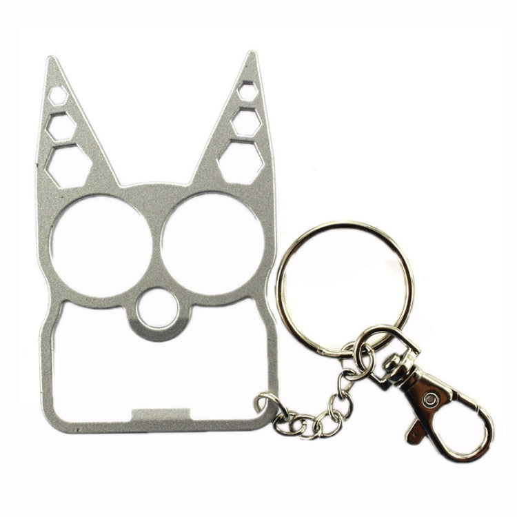 2 PCS 6 In 1 Multifunctional Keychain Zinc Alloy Bottle Opener