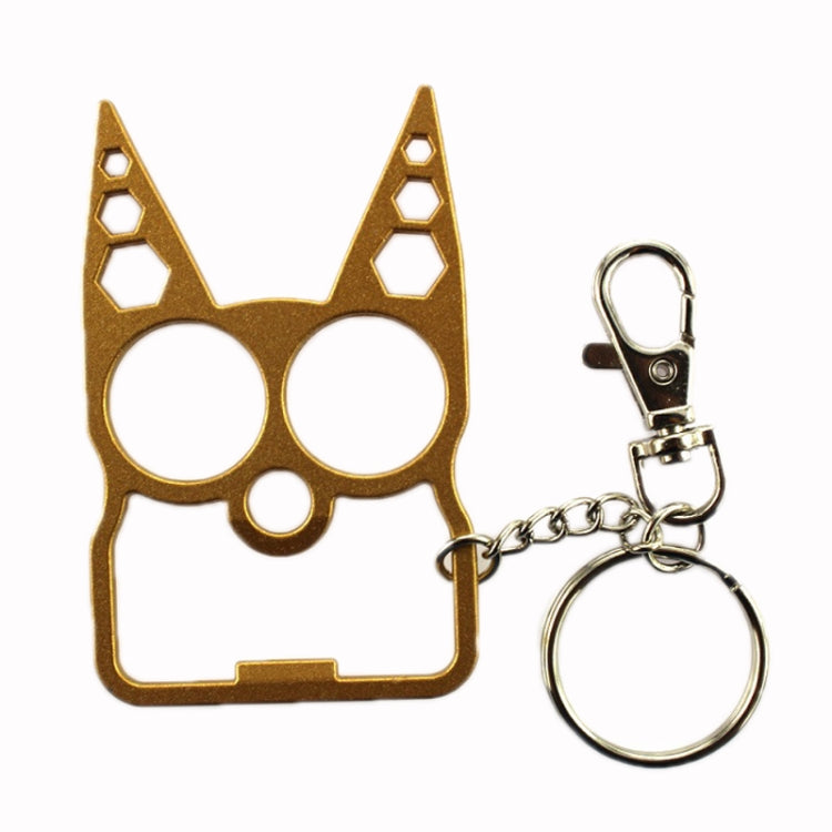 2 PCS 6 In 1 Multifunctional Keychain Zinc Alloy Bottle Opener