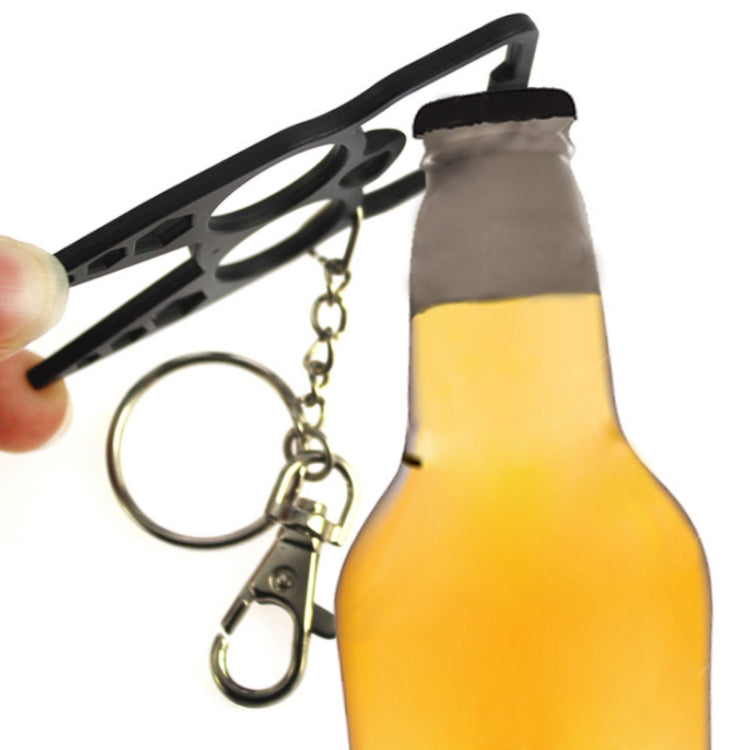 2 PCS 6 In 1 Multifunctional Keychain Zinc Alloy Bottle Opener