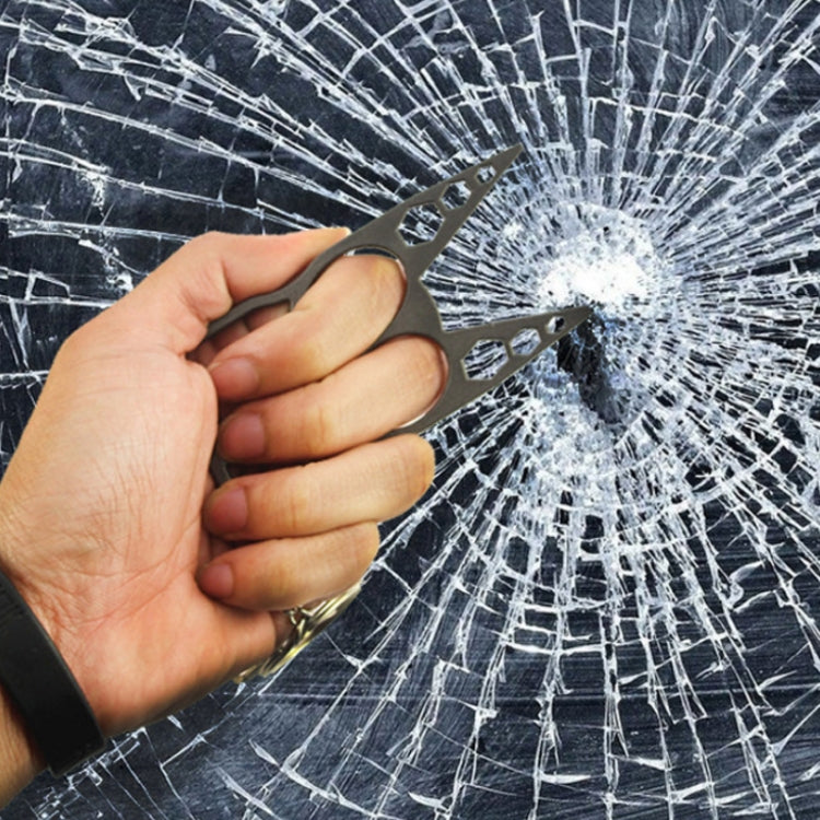 2 PCS 6 In 1 Multifunctional Keychain Zinc Alloy Bottle Opener