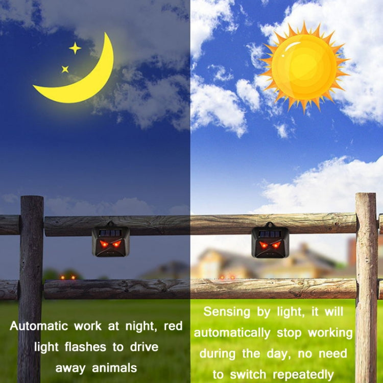 209A Solar High Frequency Flash Nocturnal Animal Repeller