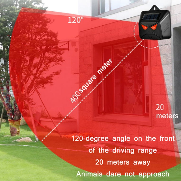 209A Solar High Frequency Flash Nocturnal Animal Repeller