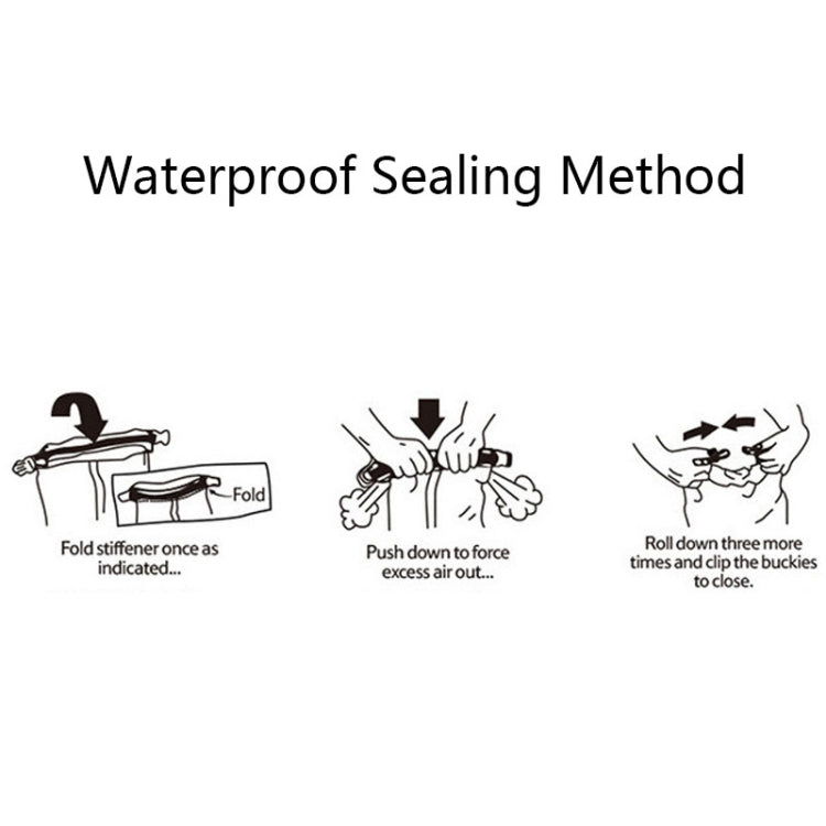 LUCKSTON 35L Outdoor Rafting Swimming Waterproof Backpack