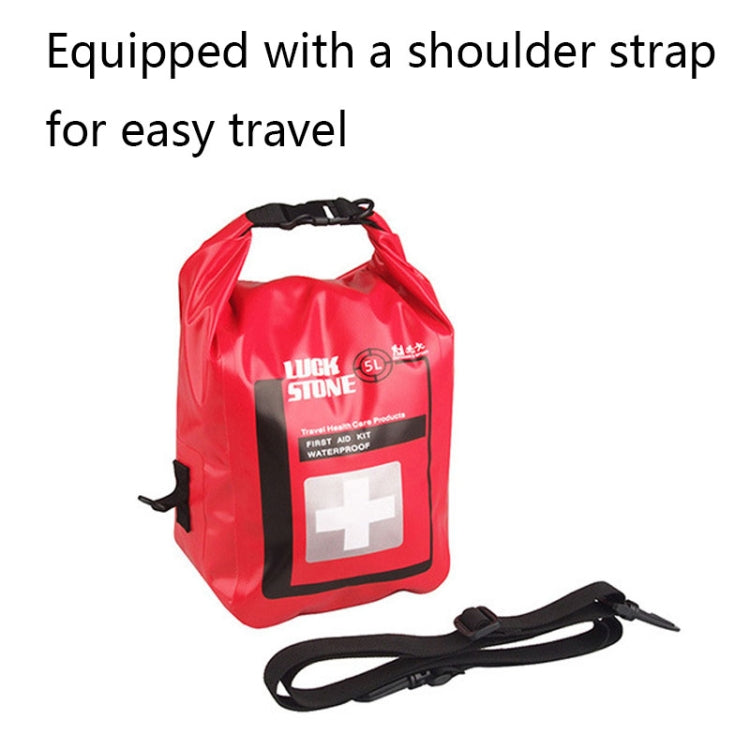 LUCKSTONE 5L Outdoor Adventure First Aid Waterproof Shoulder Bag