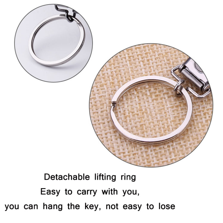 Stainless Steel Folding Nail Clippers with Keychain