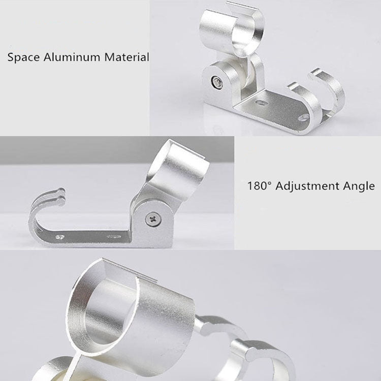 Space Aluminum Shower Base Bracket