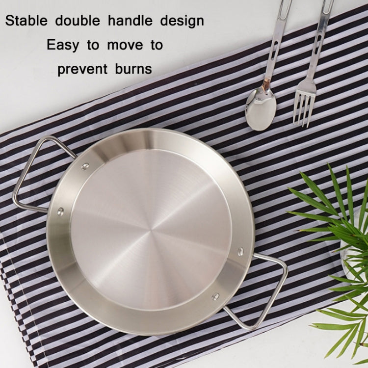 Outdoor Camping Stainless Steel Binaural Pans