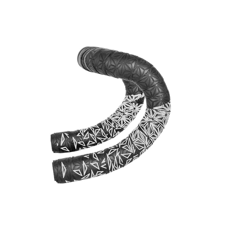 JH085 Chrysanthemum Pattern Shock Absorption Gradient Color Bicycle Handlebar