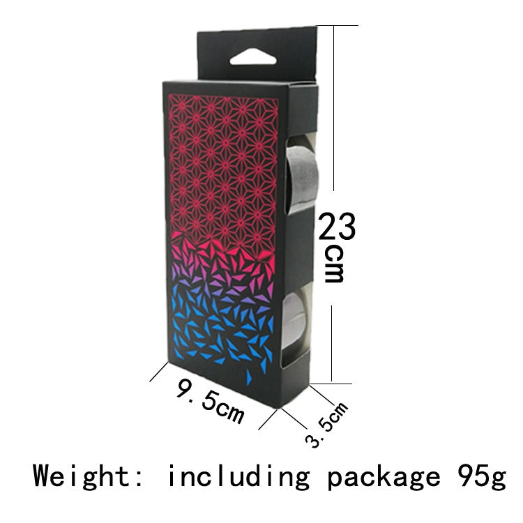 JH085 Chrysanthemum Pattern Shock Absorption Gradient Color Bicycle Handlebar