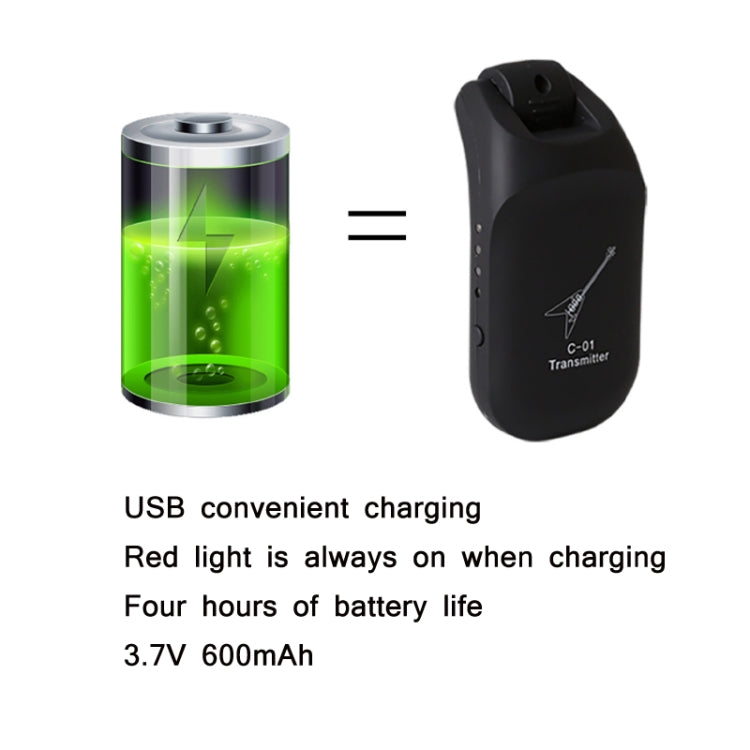 C01 Electric Guitar Wireless Audio Transmitter Receiver