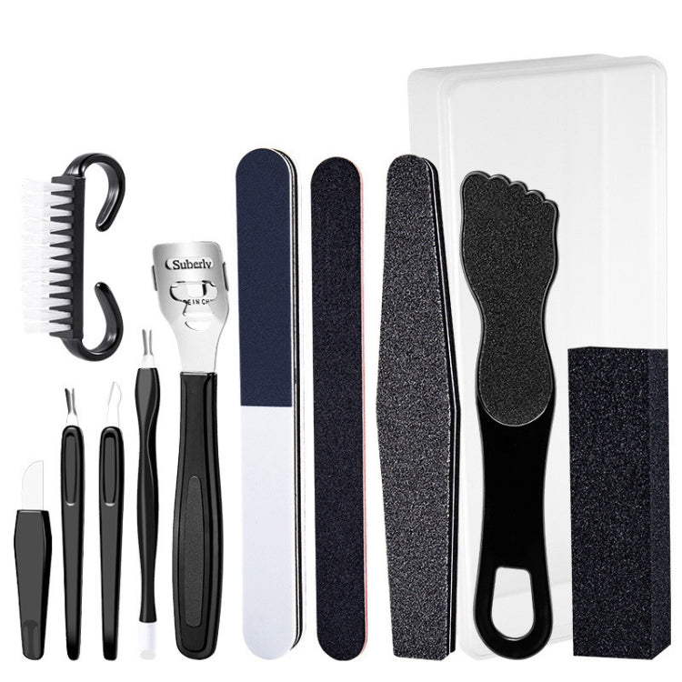 12 In 1 Stainless Steel Pedicure Tool Set