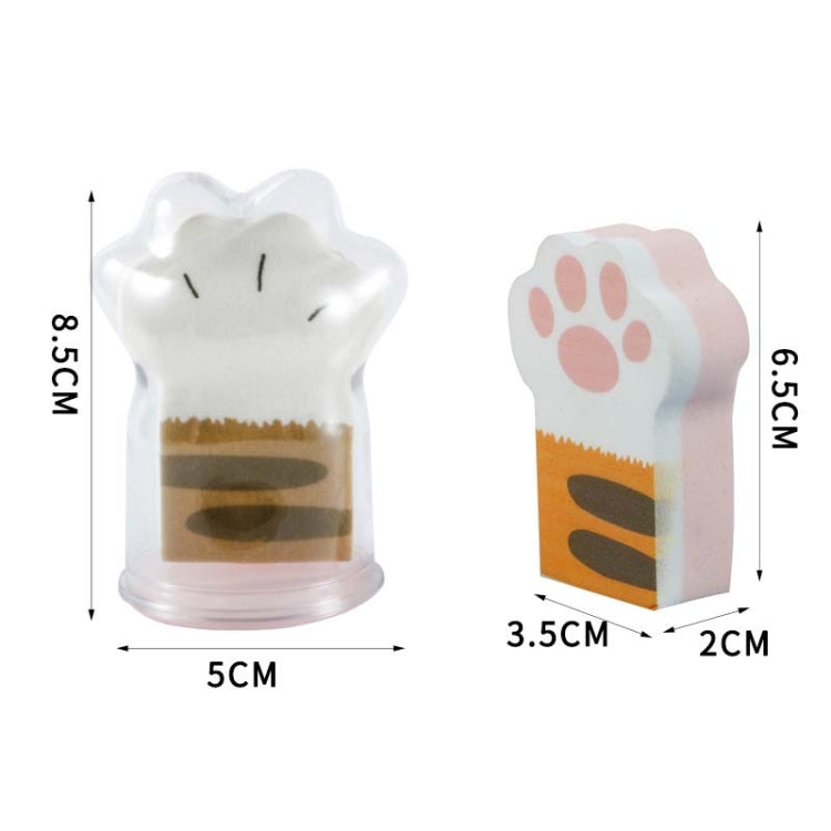 2 PCS Long Cat Claw Wet and Dry Use Puff with Storage Box