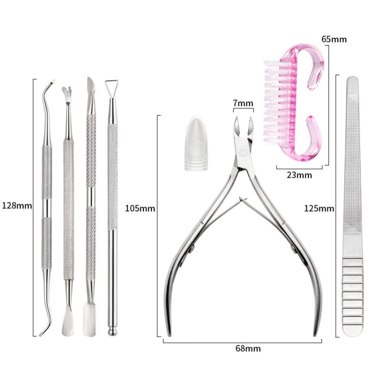 Stainless Steel Double Head Dead Skin Scissors Set