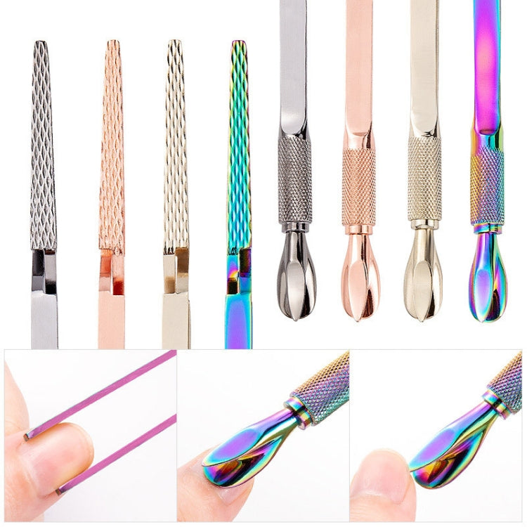 X-Shaped Stainless Steel Shaping Clip Nail Art Tools