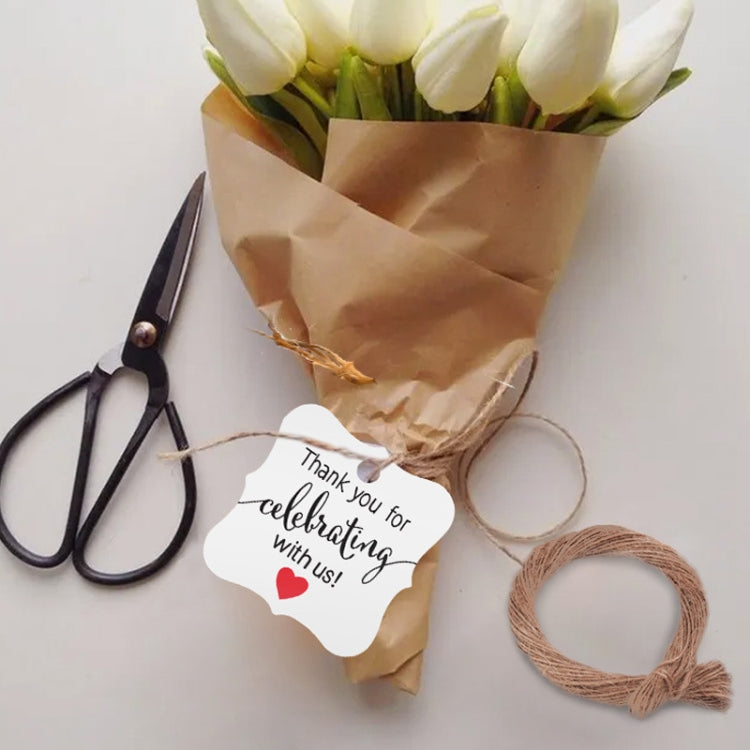 5 Bags 100PCS/Bag Kraft Paper Gift Tags Hang Tags