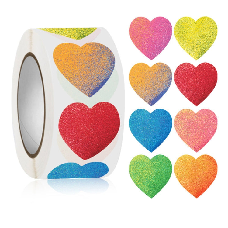 Roll Pack Valentine Day Heart Love Sticker Self-adhesive Label