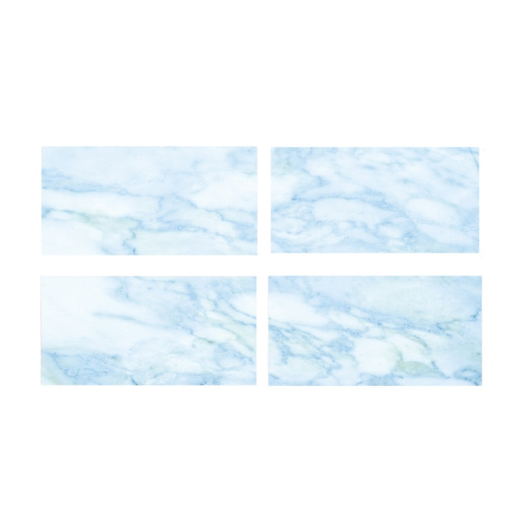 4 PCS  Crystal Film Wall Tile Sticker Imitation Marble Pattern Wall Sticker