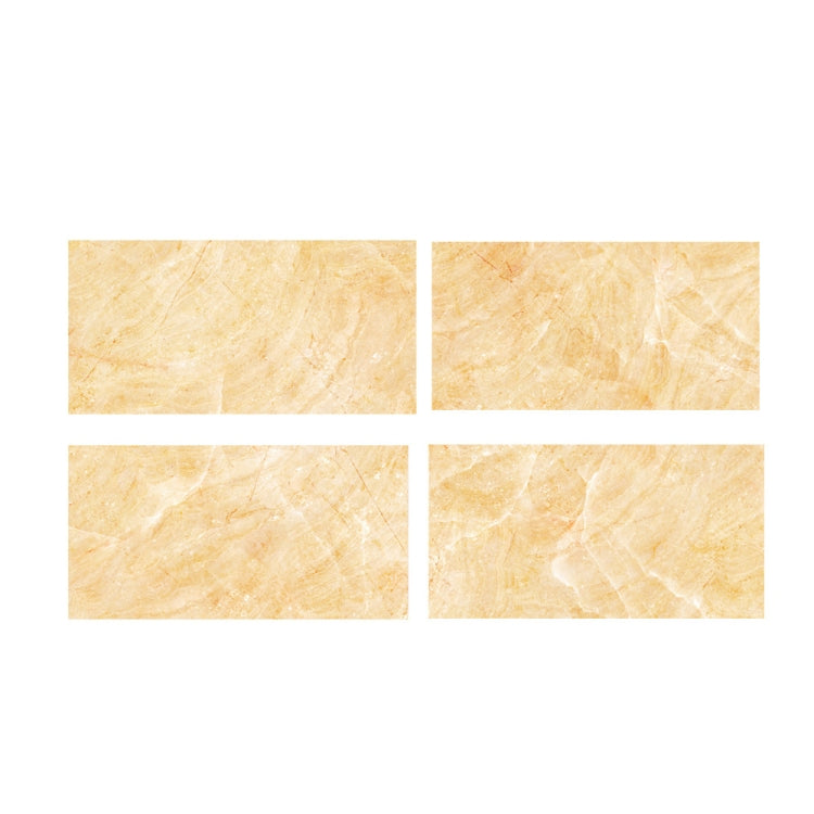 4 PCS  Crystal Film Wall Tile Sticker Imitation Marble Pattern Wall Sticker