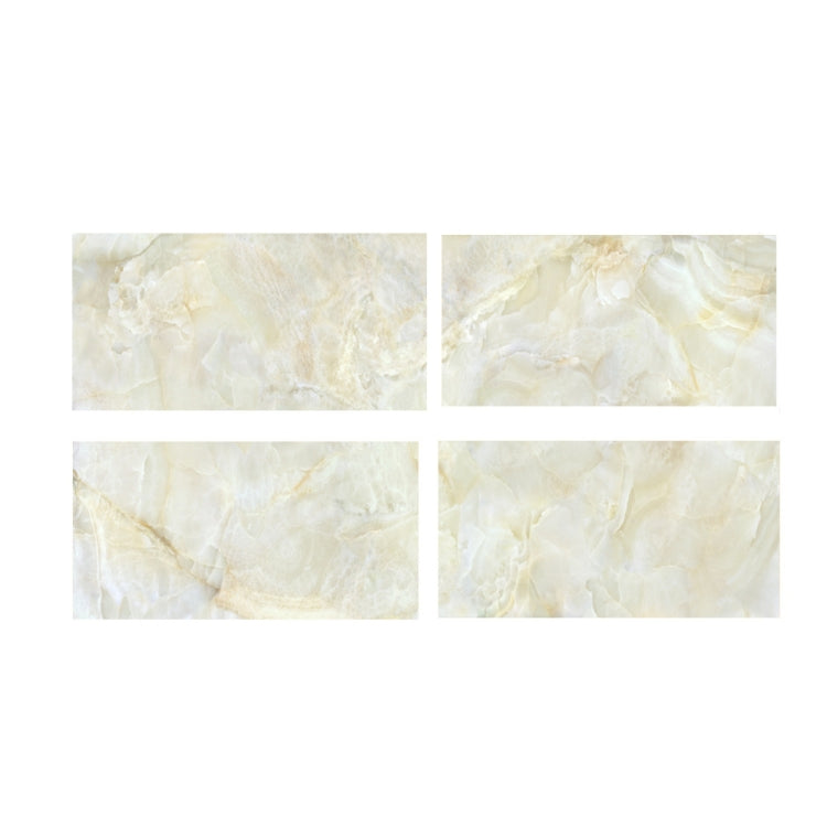 4 PCS  Crystal Film Wall Tile Sticker Imitation Marble Pattern Wall Sticker