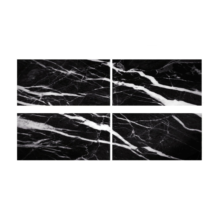 4 PCS  Crystal Film Wall Tile Sticker Imitation Marble Pattern Wall Sticker