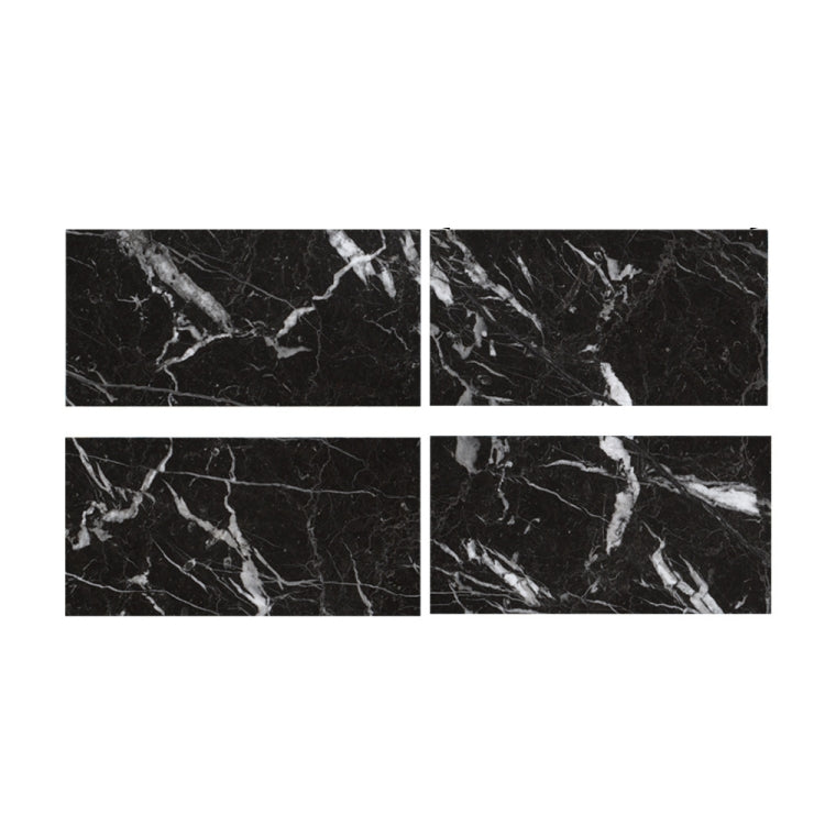 4 PCS  Crystal Film Wall Tile Sticker Imitation Marble Pattern Wall Sticker