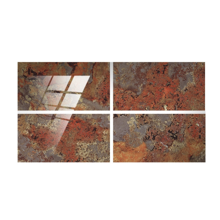 4 PCS  Crystal Film Wall Tile Sticker Imitation Marble Pattern Wall Sticker