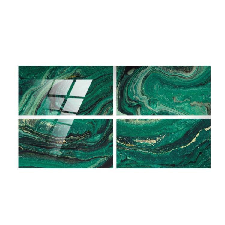 4 PCS  Crystal Film Wall Tile Sticker Imitation Marble Pattern Wall Sticker