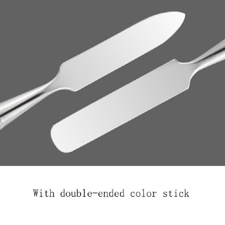 Stainless Steel Nail Makeup Palette With Toning Stick, Specification: Butterfly