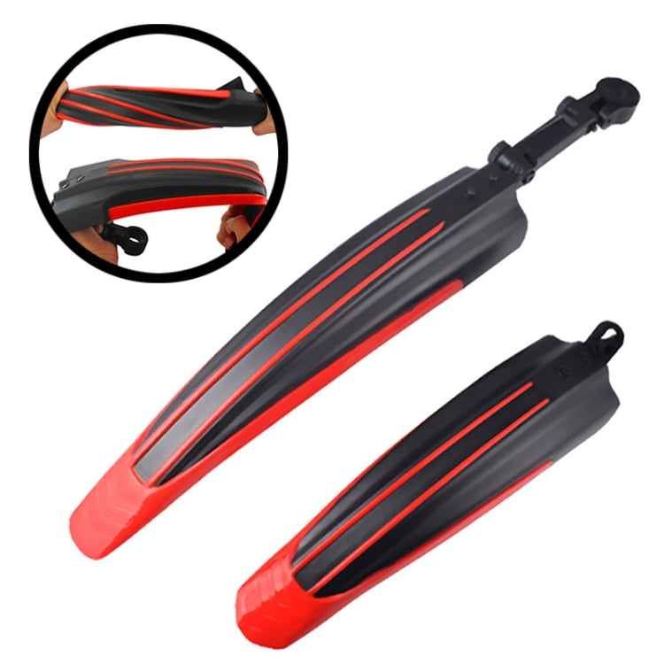 1 Set  Dual Color Bicycle Mudguard Mountain Bike Fenders Set
