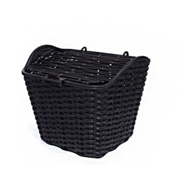 Bicycle Waterproof Basket with Cover Front Handlebar Bike Basket