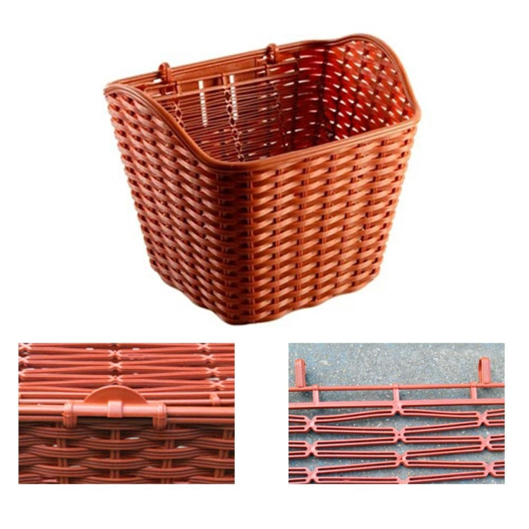 Bicycle Waterproof Basket with Cover Front Handlebar Bike Basket