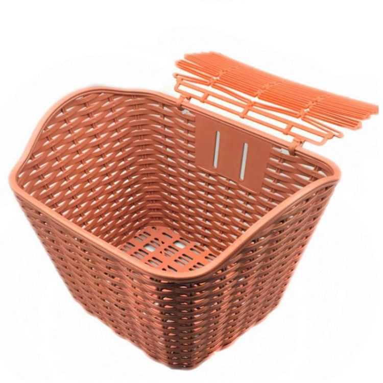 Bicycle Waterproof Basket with Cover Front Handlebar Bike Basket