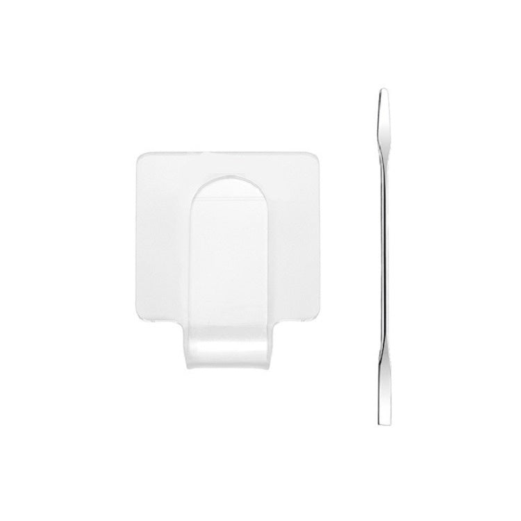 Acrylic Makeups Manicure Transparent Palette With Color Stick, Specification: Elliptical Plate+Stick