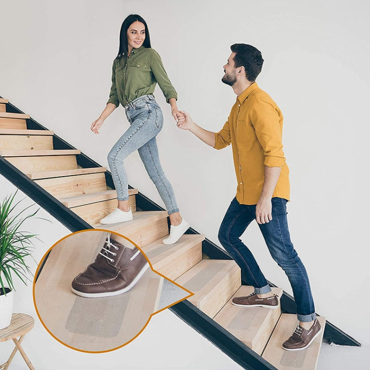 15 PCS PEVA  Rubber Non-marking Step Non-slip Tape,Size: