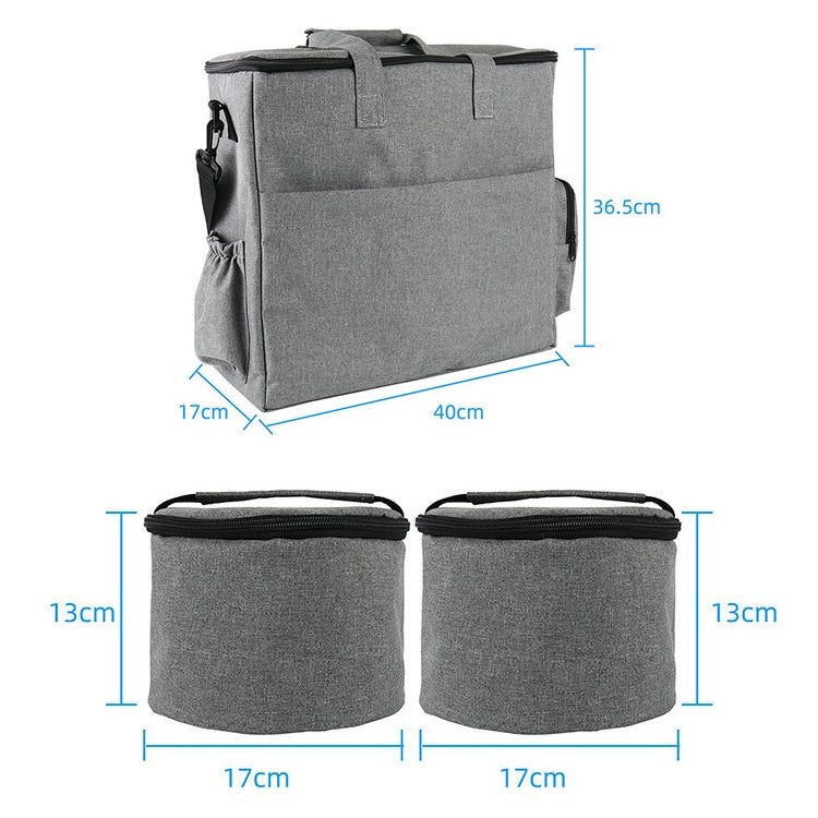 Travel Portable Carry Out Pet Supplies Storage Single-shoulder Bag Without Dog Bowl