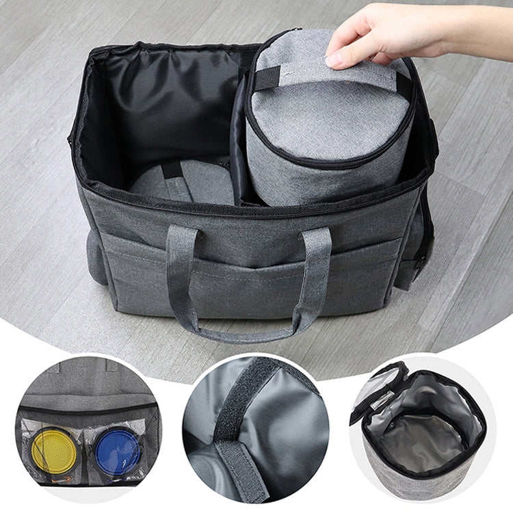 Travel Portable Carry Out Pet Supplies Storage Single-shoulder Bag Without Dog Bowl